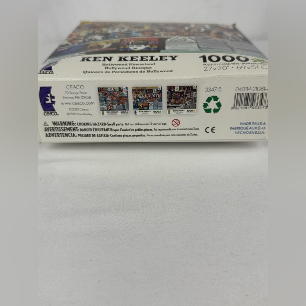 Ken Keeley “Hollywood Newstand” 1000 Piece Puzzle - Picture 4 of 4